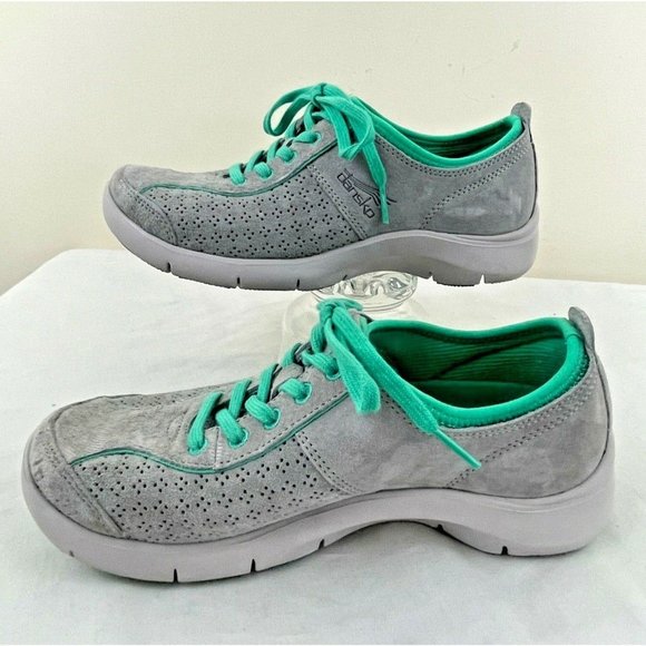 Dansko Shoes - Dansko Elise Comfort Lace Up Gray Suede Sneakers Shoes Size 36 (US 5.5-6)